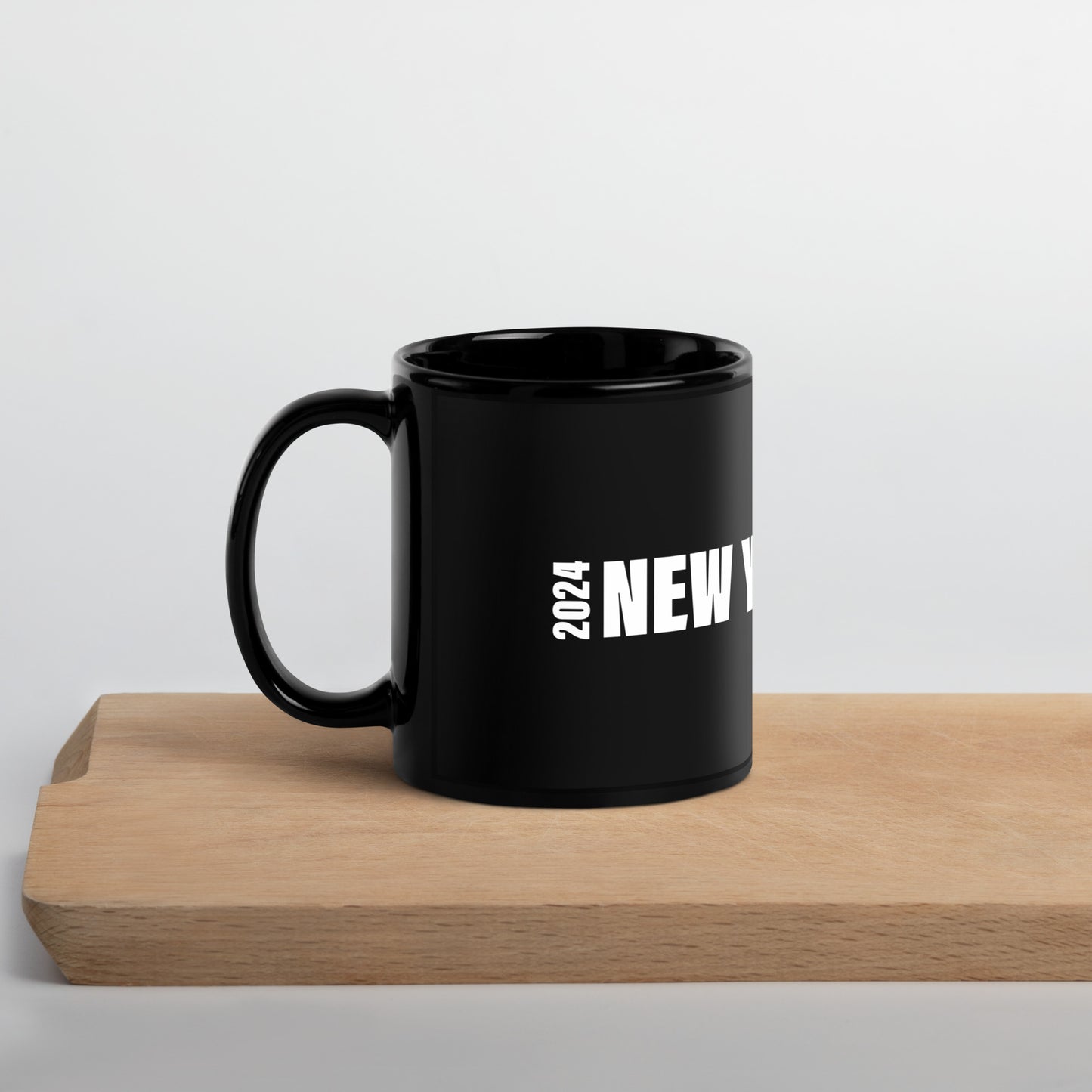 2024 NEW YORK CITY 26.2 BLACK AND WHITE MUG