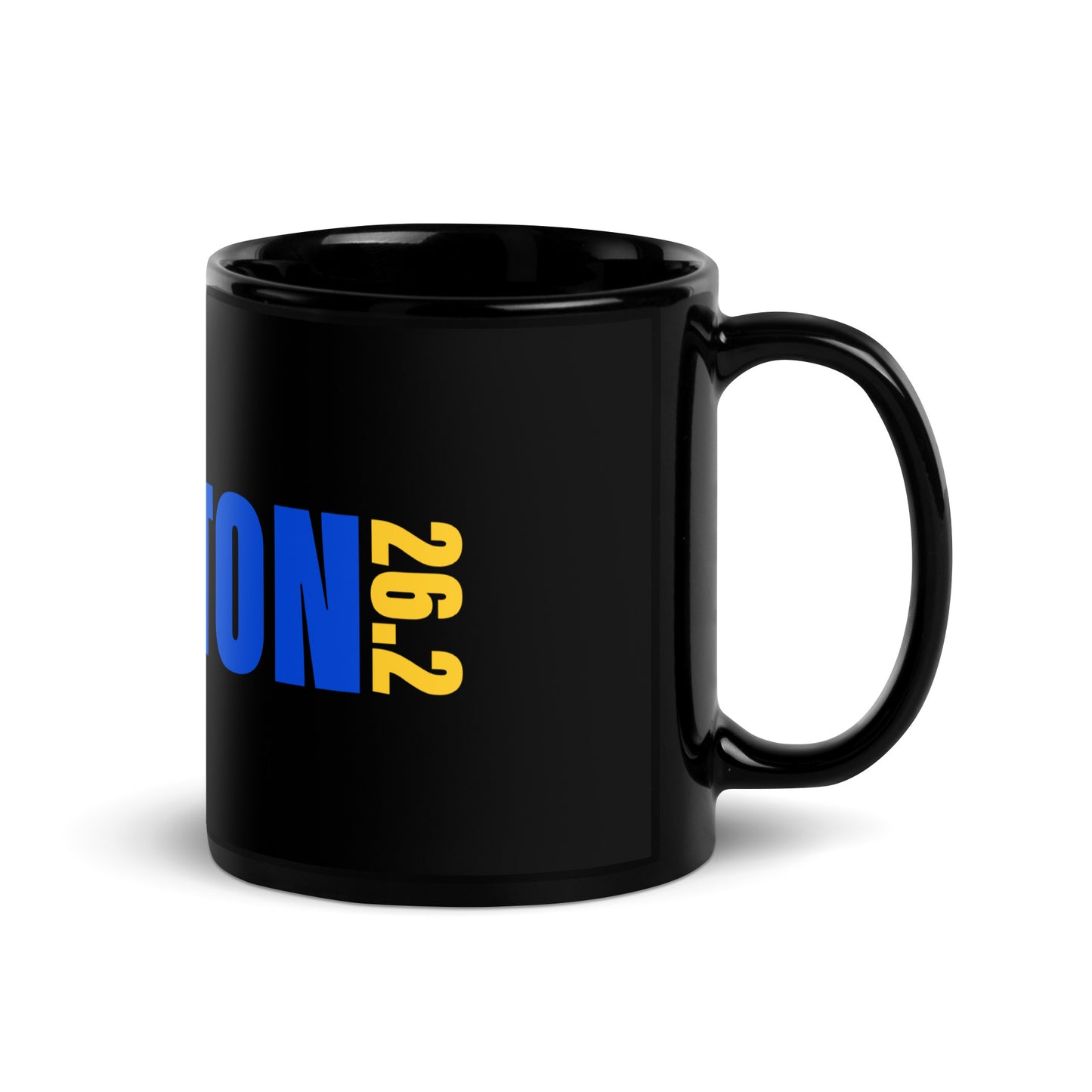 2024 BOSTON 26.2 BLACK AND BLUE MUG