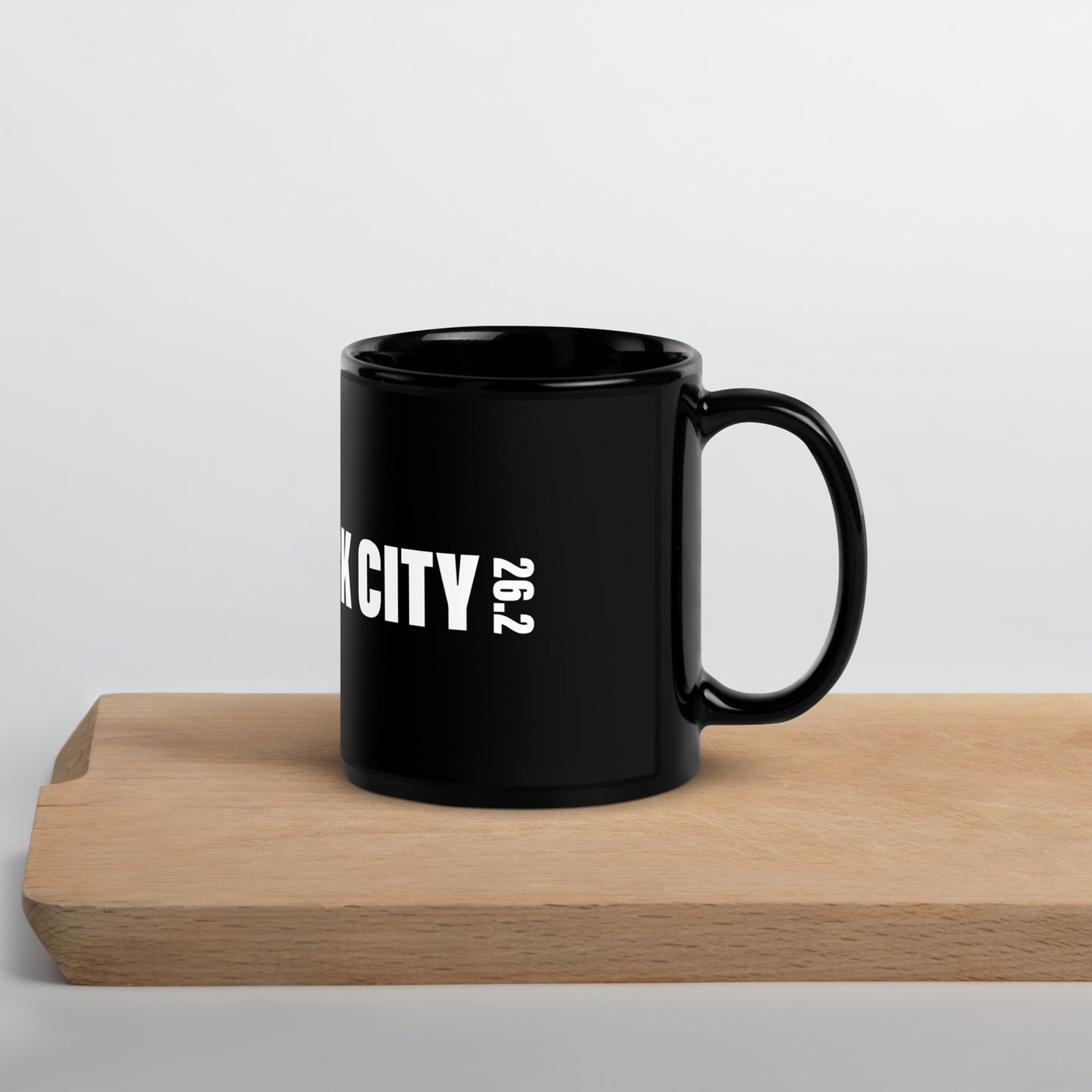 2024 NEW YORK CITY 26.2 BLACK AND WHITE MUG