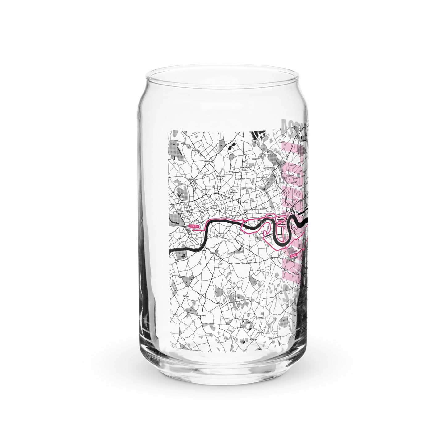 2024 LONDON 26.2 CAN GLASS WITH MAP