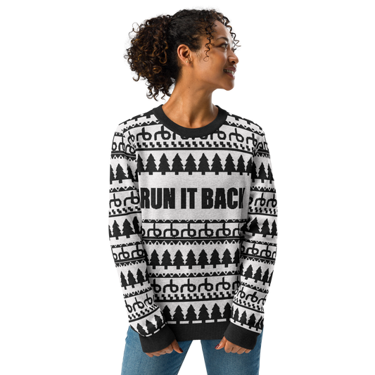 RUN IT BACK UGLY CHRISTMAS SWEATER