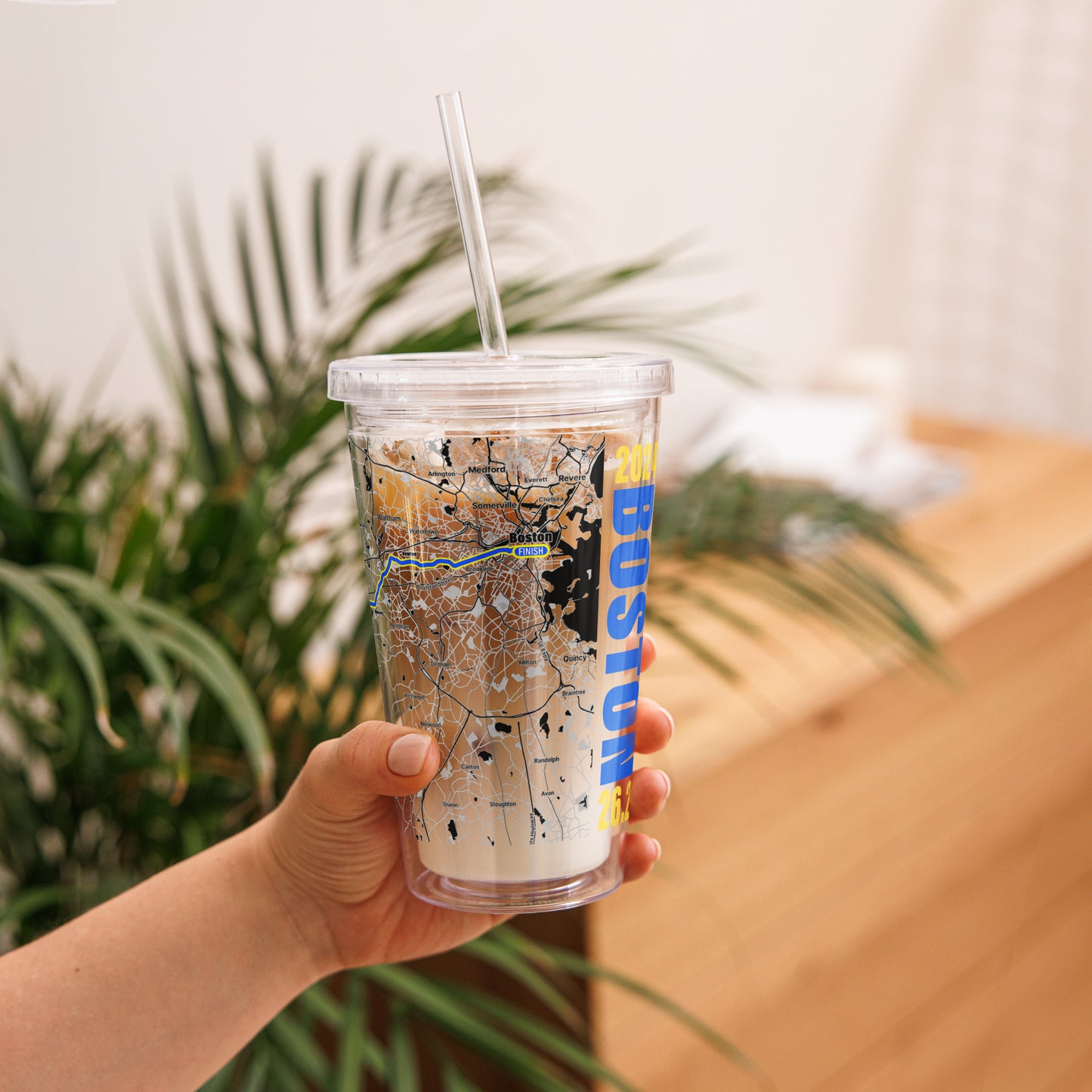 2024 BOSTON 26.2 TUMBLER WITH MAP