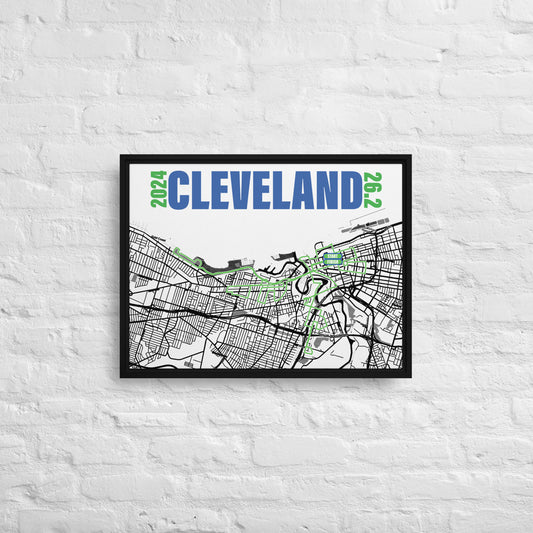 2024 CLEVELAND 26.2 FRAMED CANVAS