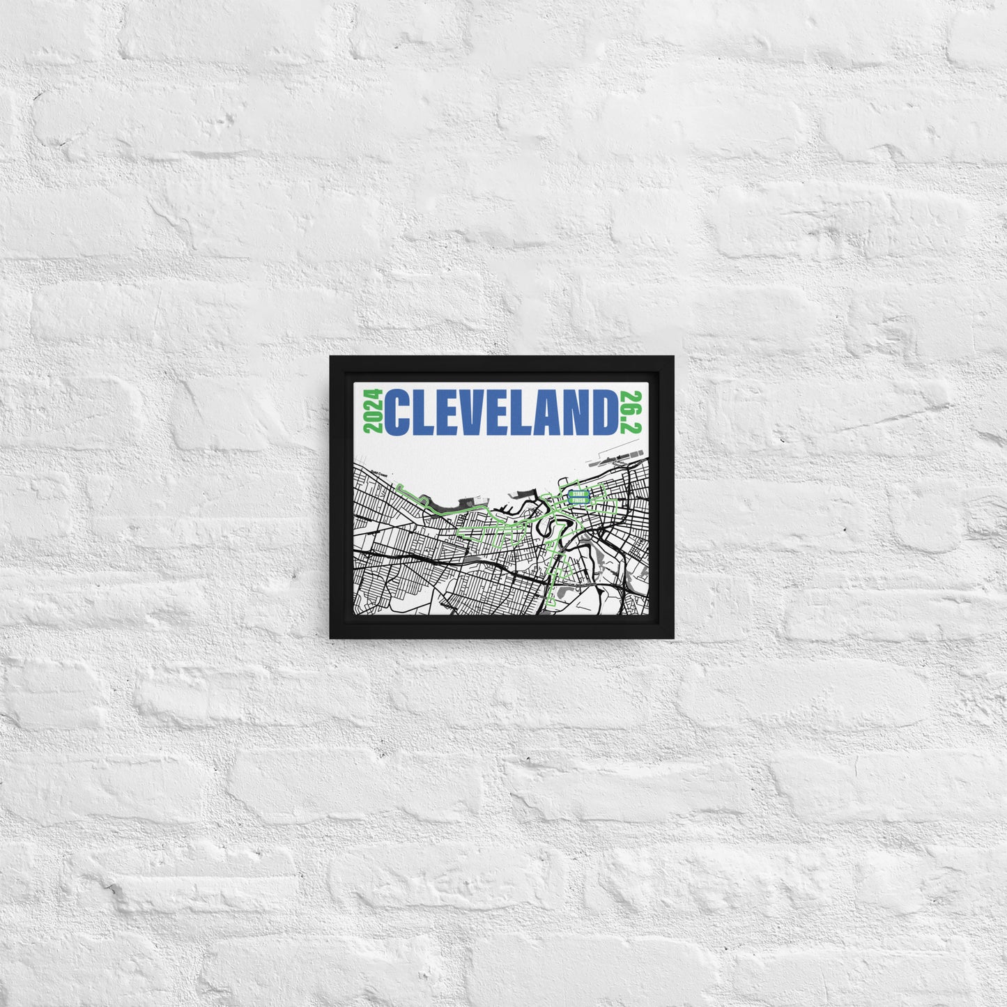 2024 CLEVELAND 26.2 FRAMED CANVAS