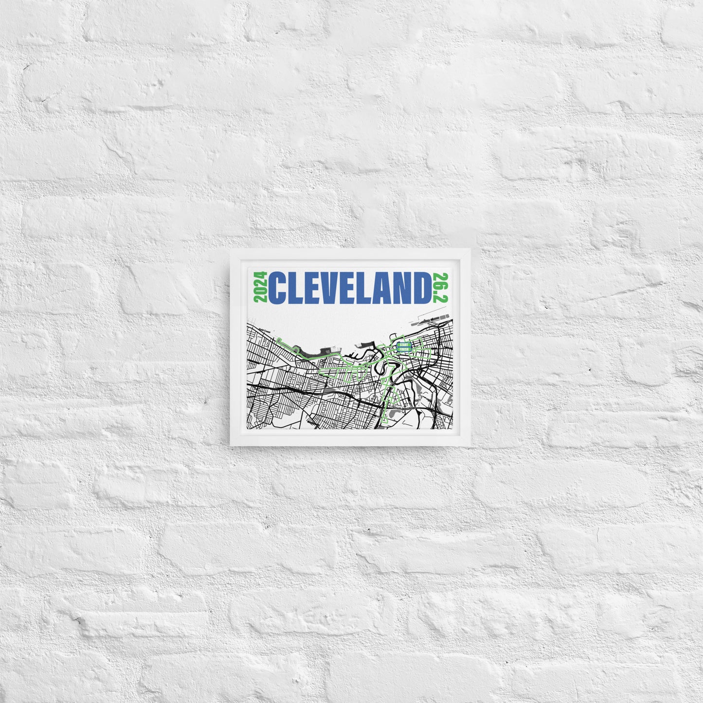 2024 CLEVELAND 26.2 FRAMED CANVAS