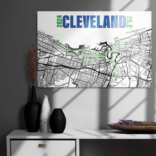 2024 CLEVELAND 26.2 METAL PRINT