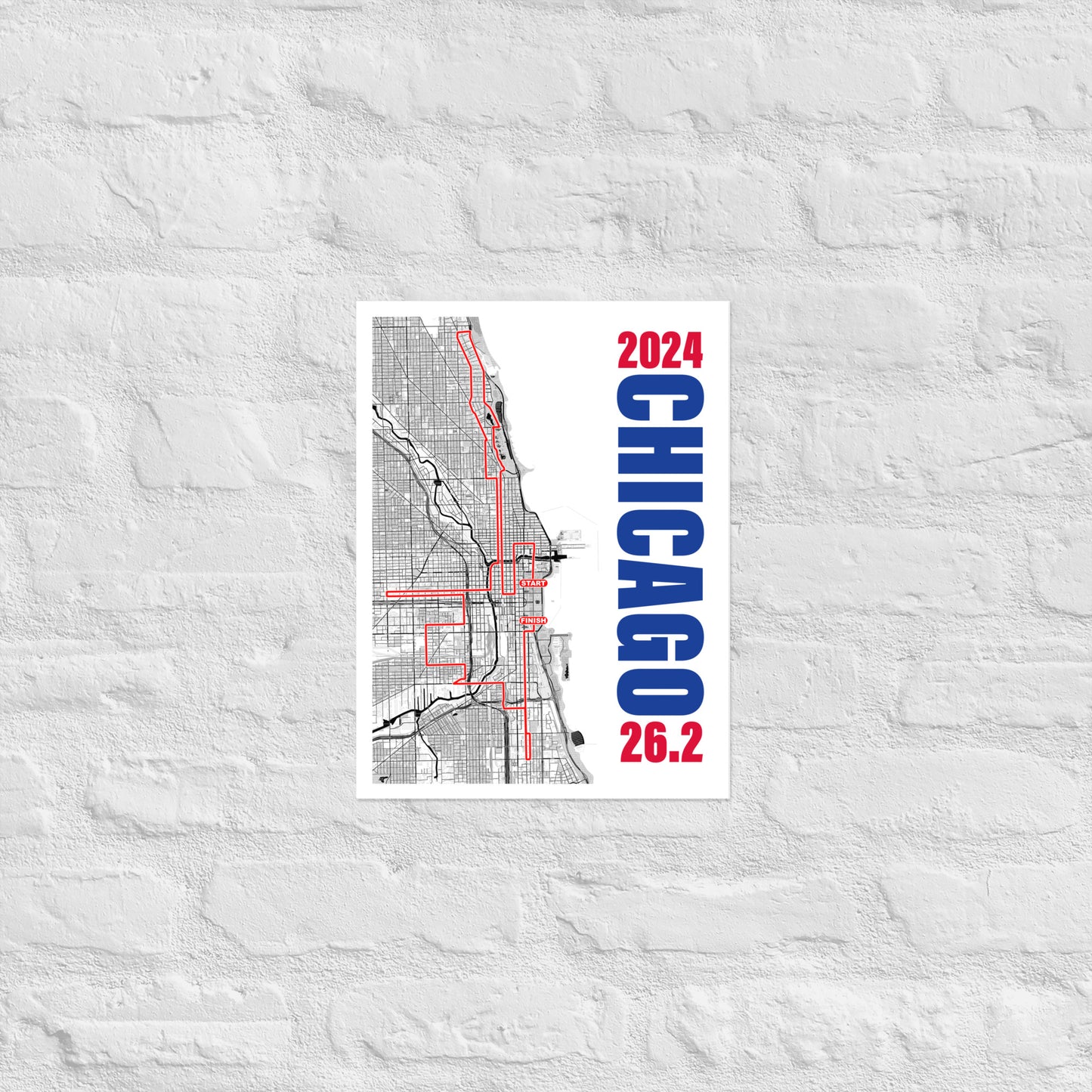 2024 CHICAGO 26.2 POSTER