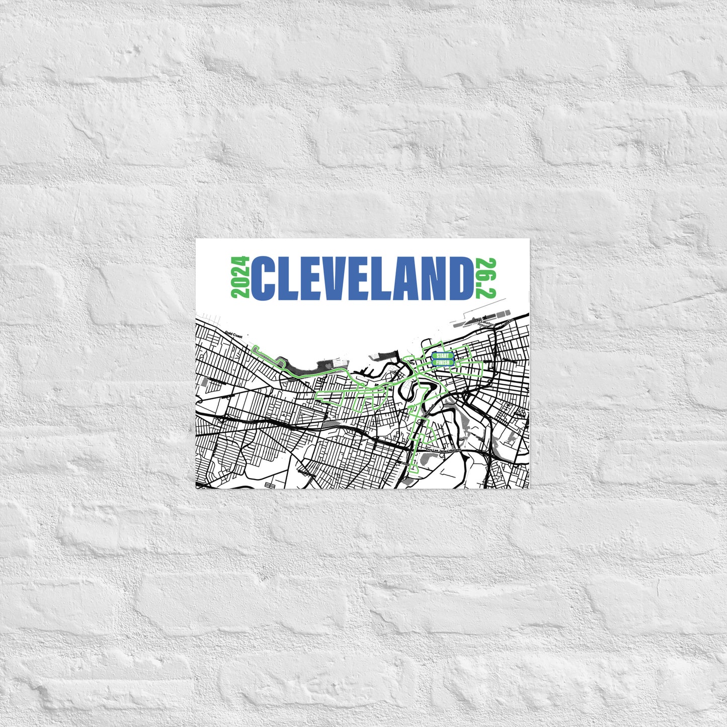 2024 CLEVELAND 26.2 POSTER