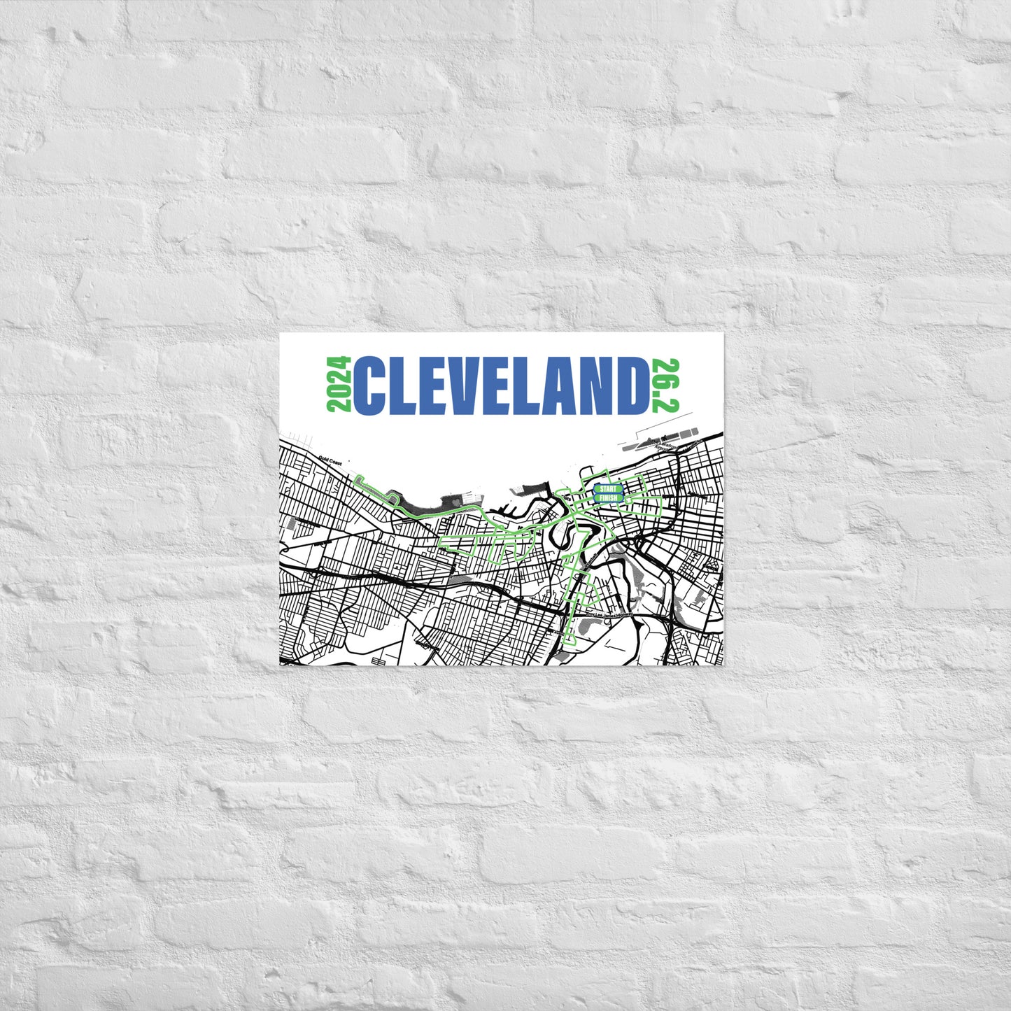 2024 CLEVELAND 26.2 POSTER