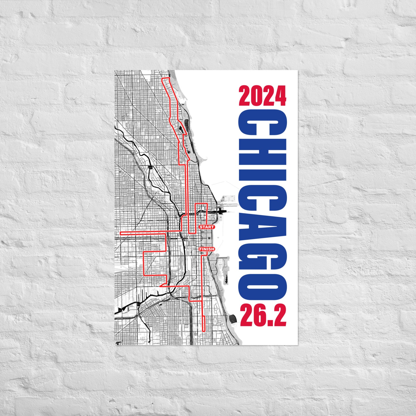 2024 CHICAGO 26.2 POSTER