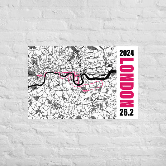 2024 LONDON 26.2 POSTER