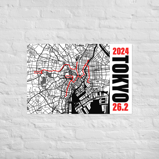 2024 TOKYO 26.2 POSTER