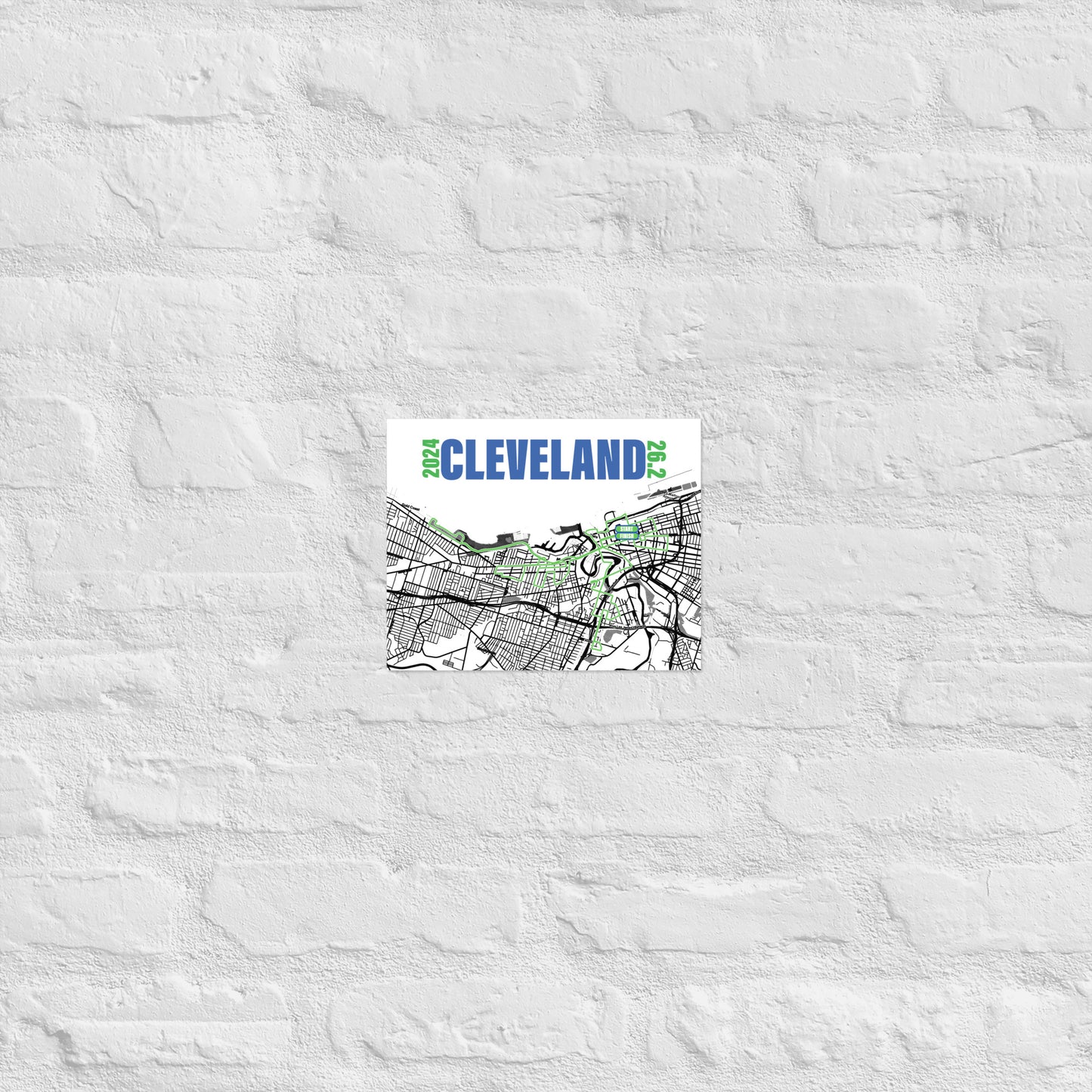 2024 CLEVELAND 26.2 POSTER