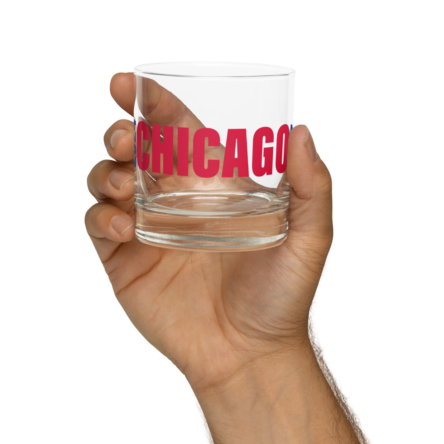 2024 CHICAGO 26.2 ROCKS GLASS - RED