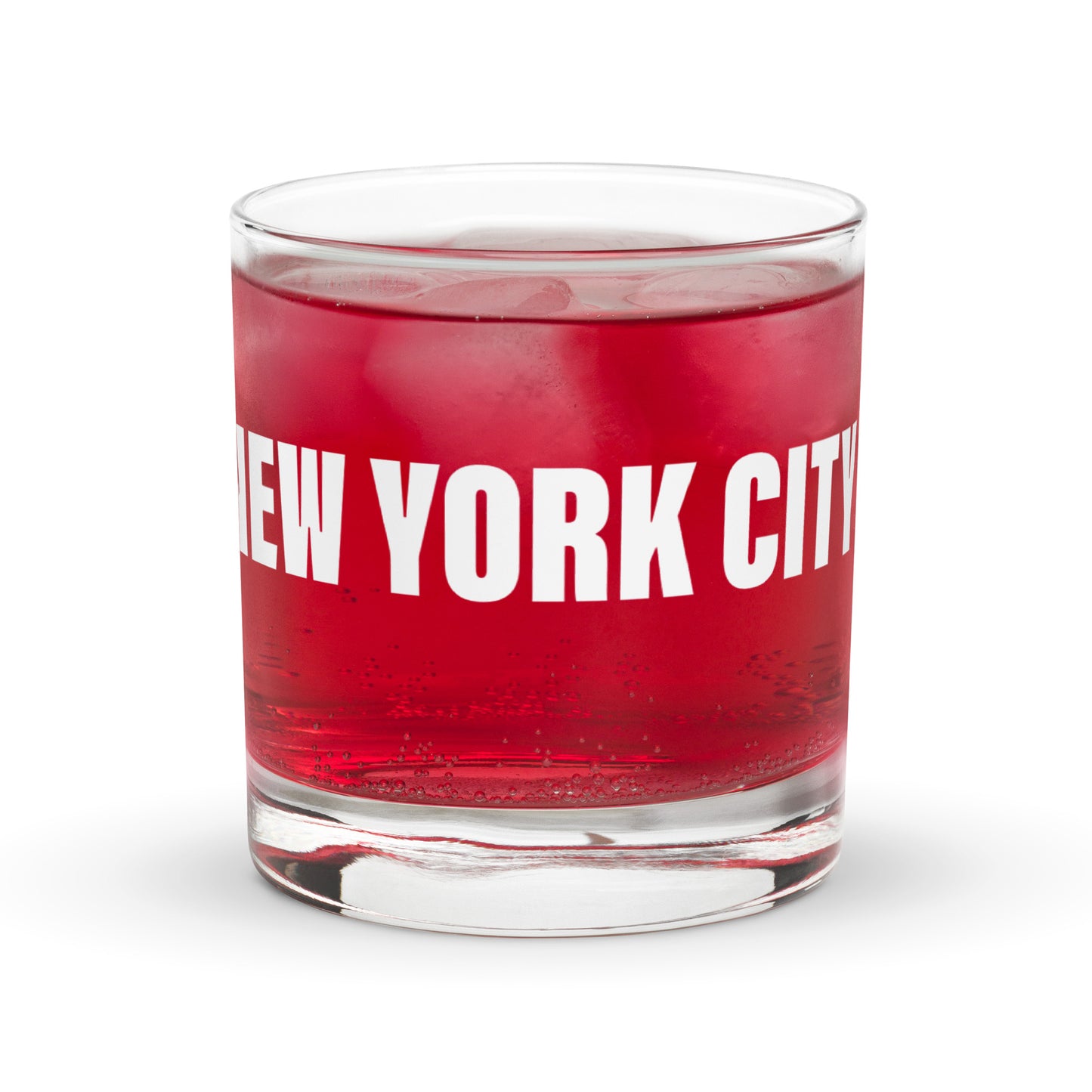 2024 NEW YORK CITY 26.2 ROCKS GLASS - WHITE