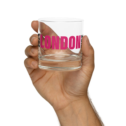 2024 LONDON 26.2 ROCKS GLASS - PINK