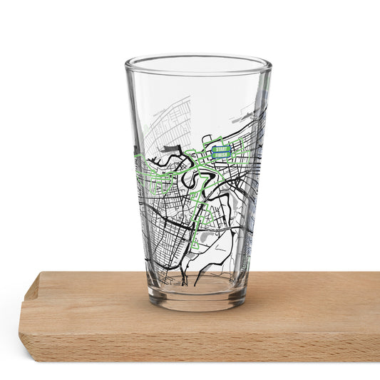 2024 CLEVELAND 26.2 PINT GLASS WITH MAP