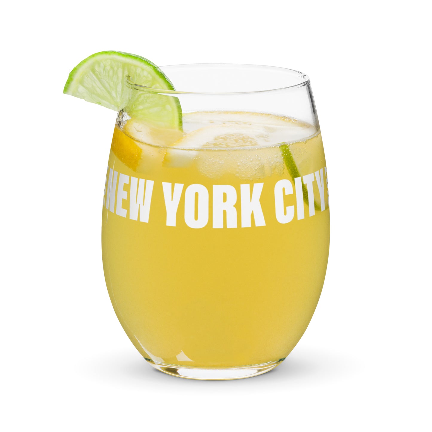 2024 NEW YORK CITY 26.2 WINE GLASS - WHITE