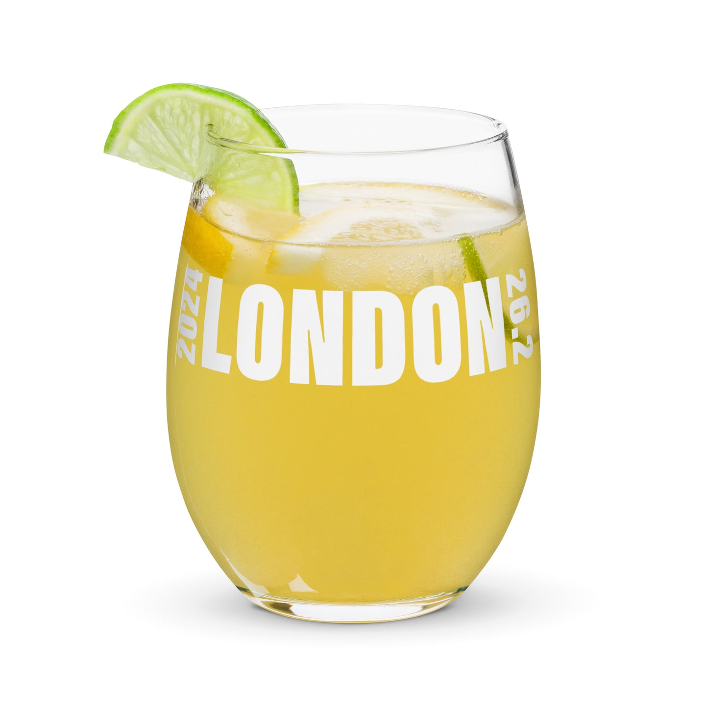 2024 LONDON 26.2 WINE GLASS - WHITE