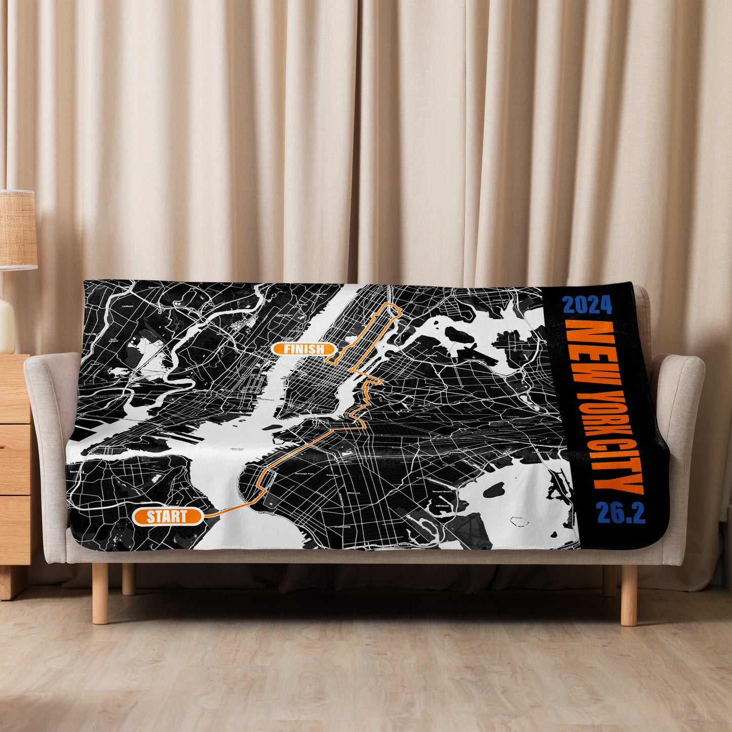 2024 NEW YORK CITY 26.2 SHERPA BLANKET