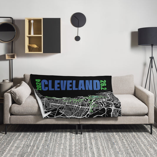 2024 CLEVELAND 26.2 THROW BLANKET