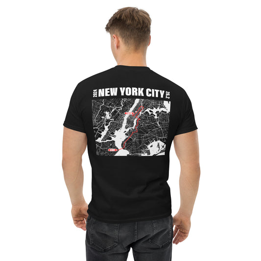 2024 NEW YORK CITY 26.2 UNISEX T SHIRT - WHITE