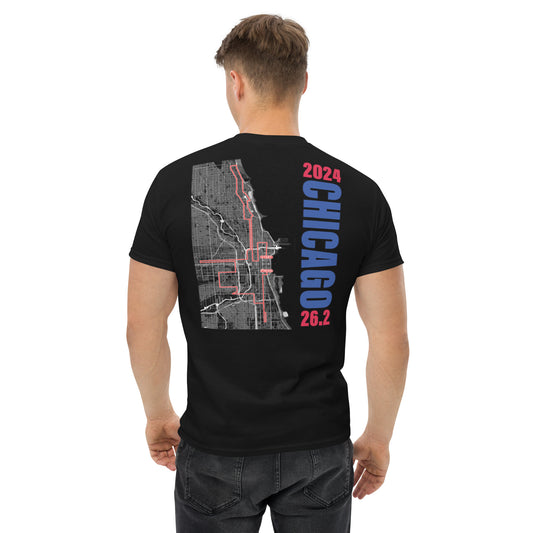 2024 CHICAGO 26.2 UNISEX T SHIRT - BLUE