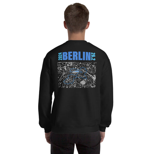 2024 BERLIN 26.2 UNISEX CREWNECK - BLUE