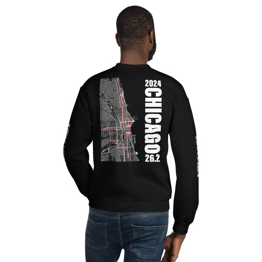 2024 CHICAGO 26.2 UNISEX LONG SLEEVE - WHITE