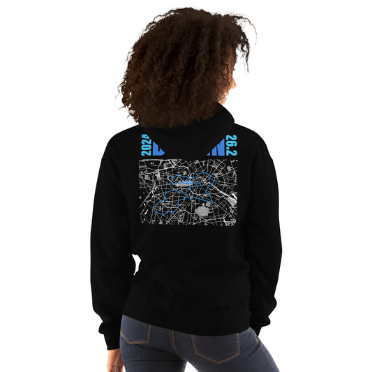 2024 BERLIN 26.2 UNISEX HOODIE - BLUE