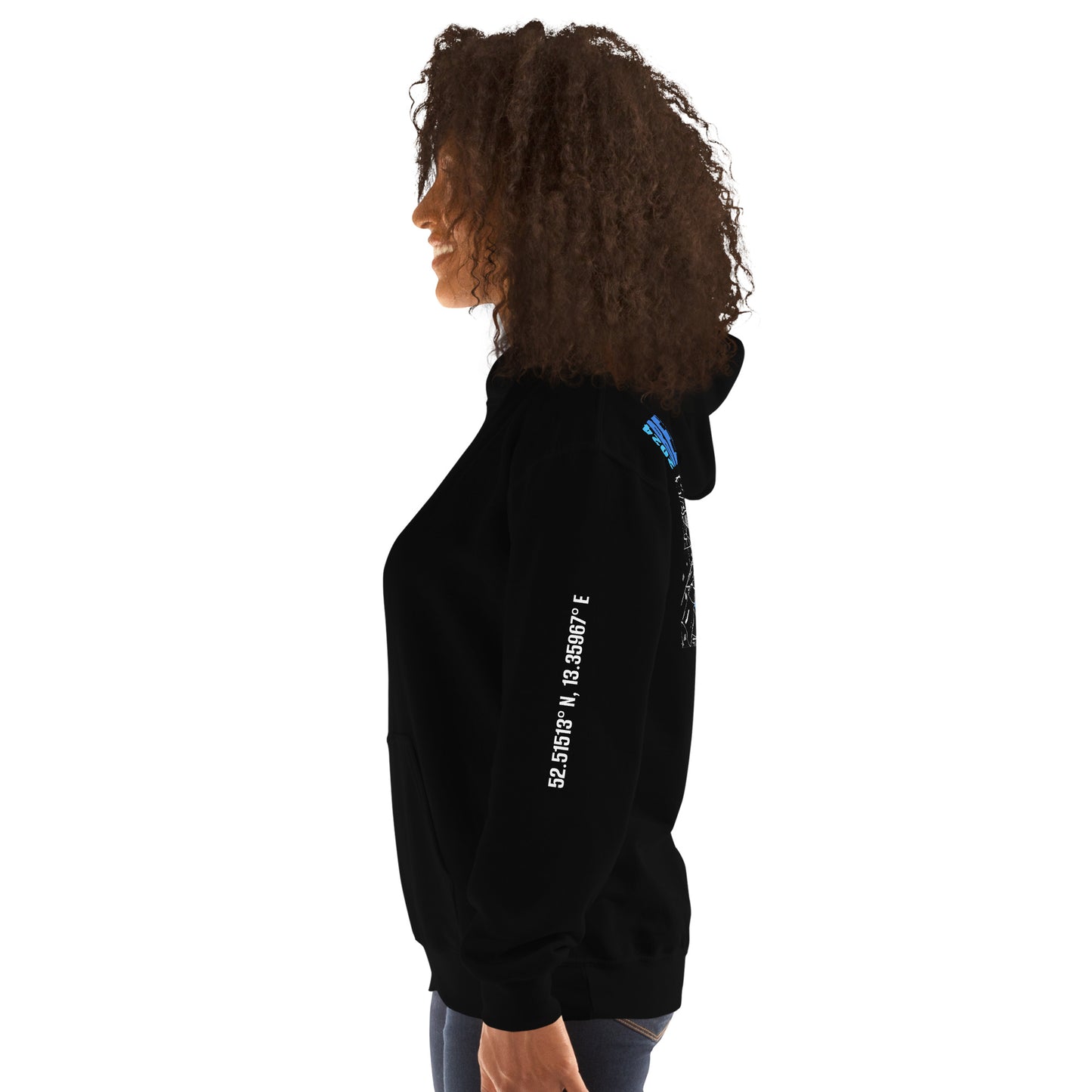 2024 BERLIN 26.2 UNISEX HOODIE - BLUE