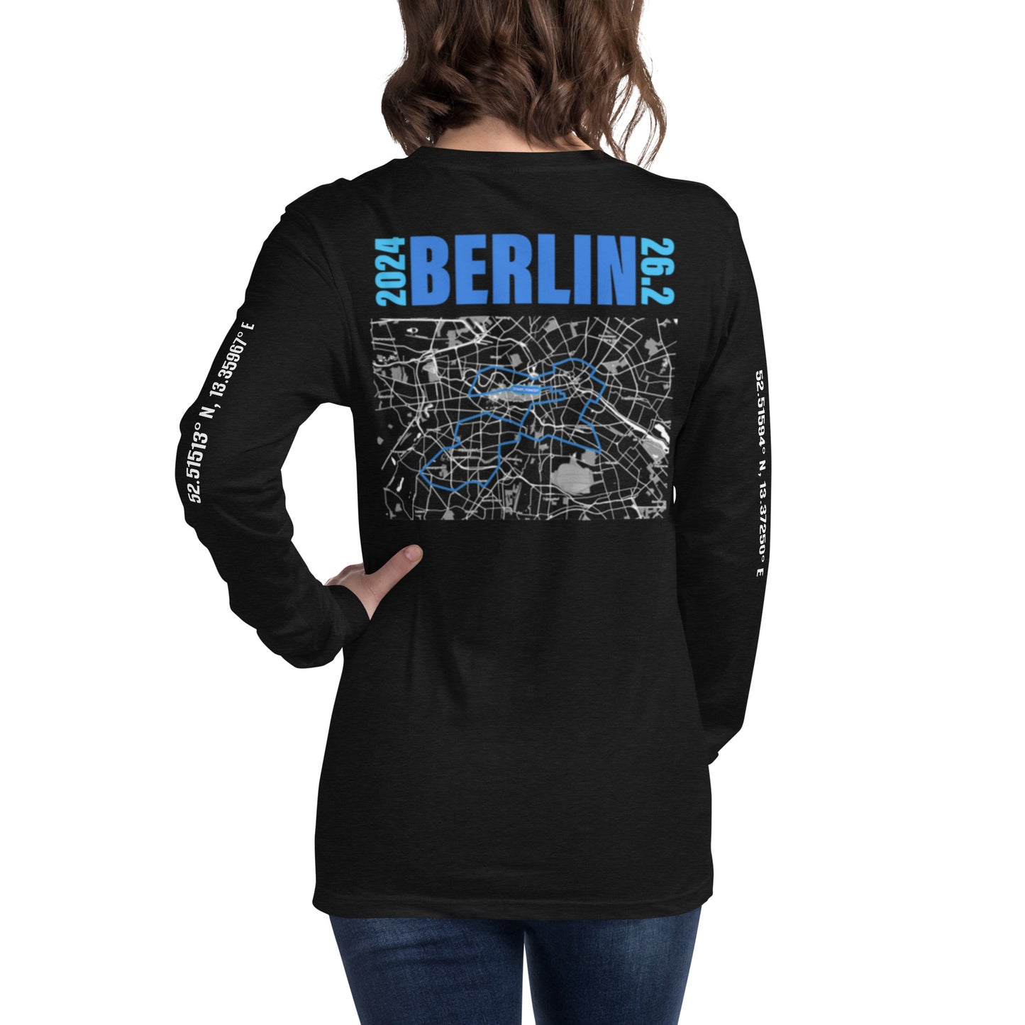 2024 BERLIN 26.2 UNISEX LONG SLEEVE - BLUE