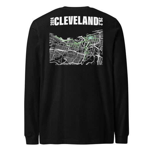 2024 CLEVELAND 26.2 UNISEX LONG SLEEVE - WHITE