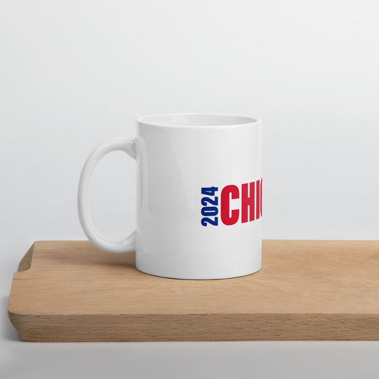 2024 CHICAGO 26.2 WHITE AND RED MUG