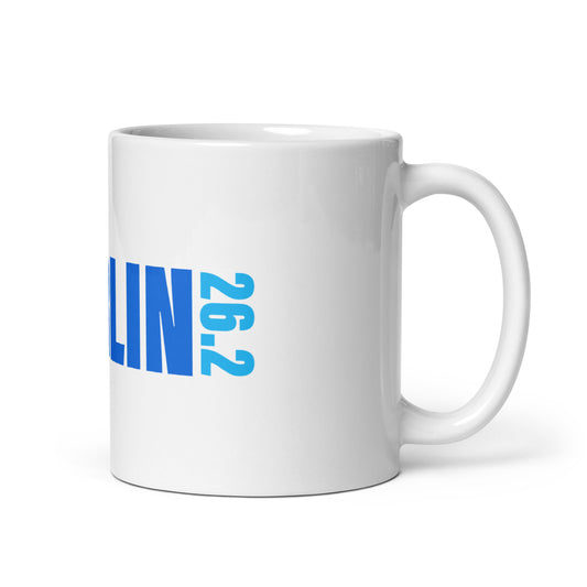 2024 BERLIN 26.2 WHITE AND BLUE MUG