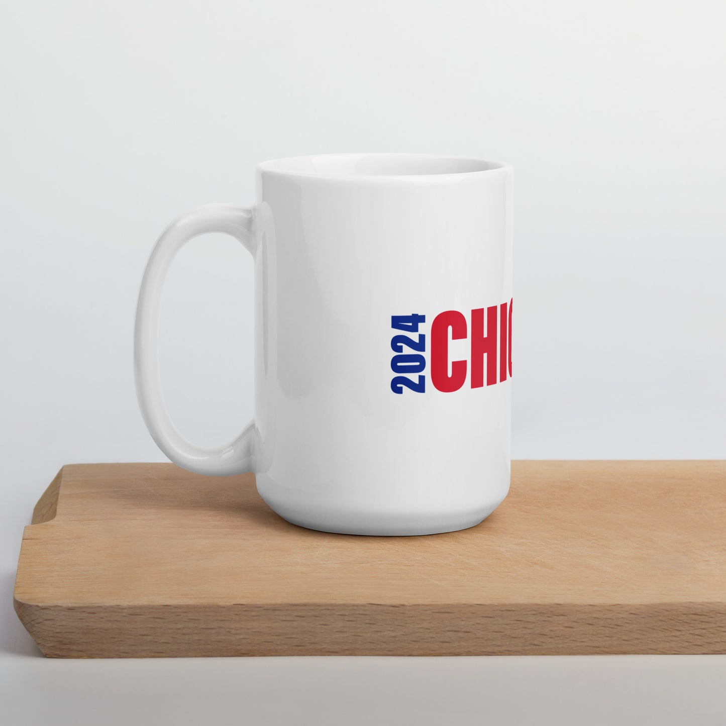 2024 CHICAGO 26.2 WHITE AND RED MUG