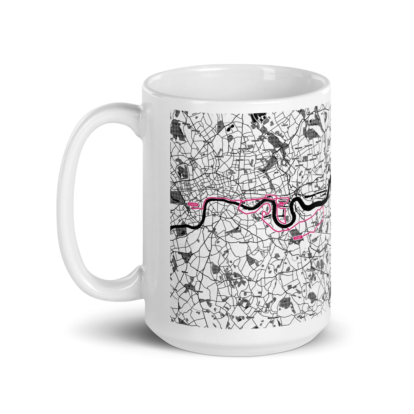 2024 LONDON 26.2 WHITE MUG WITH MAP