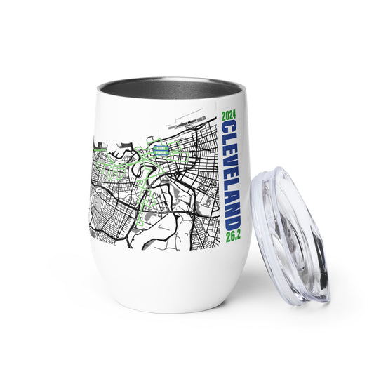 2024 CLEVELAND 26.2 WINE TUMBLER WITH MAP