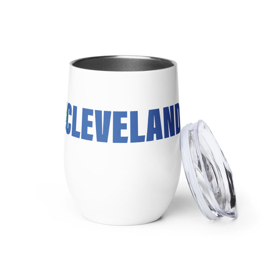 2024 CLEVELAND 26.2 WHITE AND BLUE WINE TUMBLER