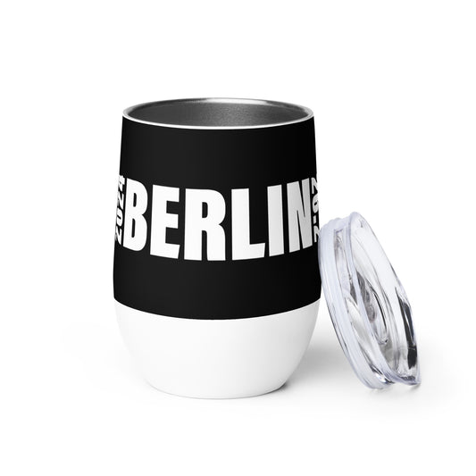 2024 BERLIN 26.2 BLACK AND WHITE WINE TUMBLER