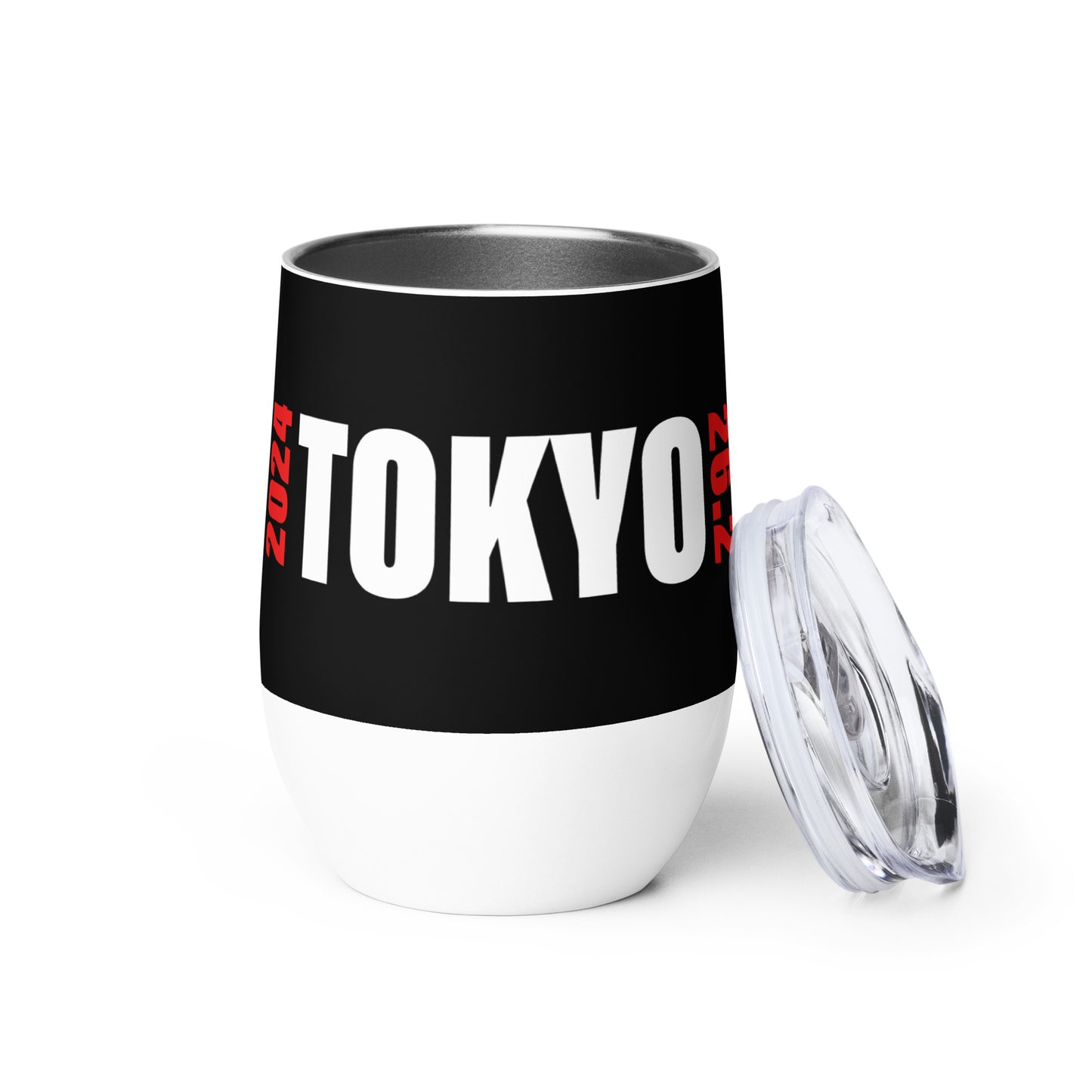 2024 TOKYO 26.2 BLACK AND WHITE WINE TUMBLER