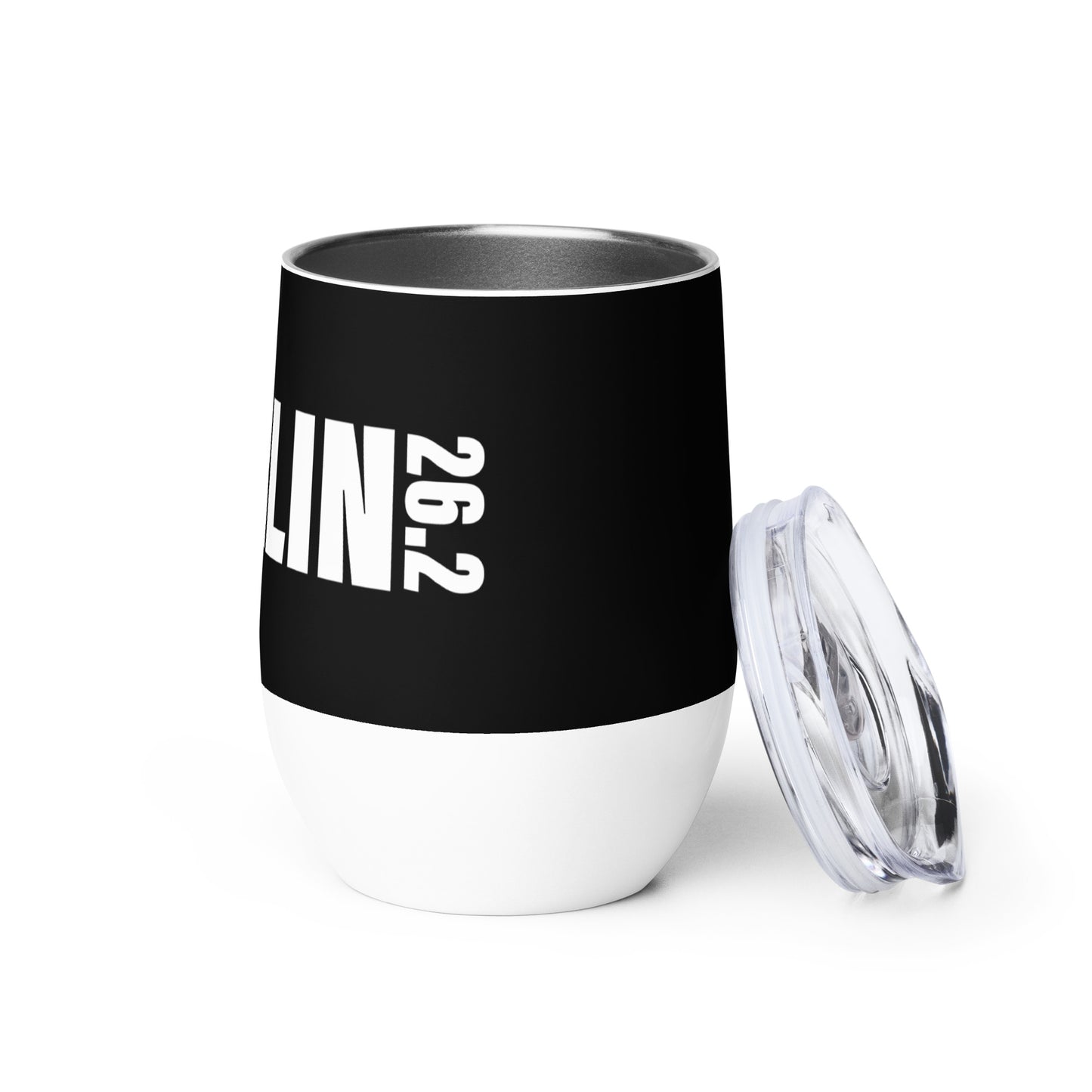 2024 BERLIN 26.2 BLACK AND WHITE WINE TUMBLER