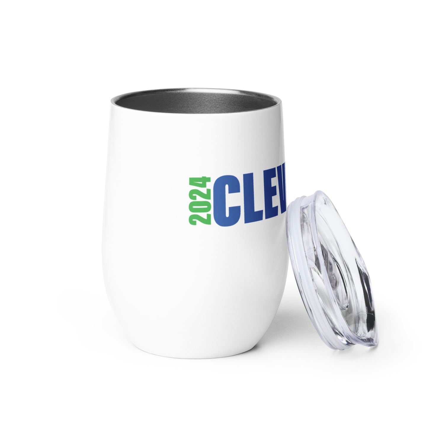 2024 CLEVELAND 26.2 WHITE AND BLUE WINE TUMBLER